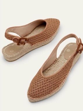 BODEN Woven Slingback Espadrilles